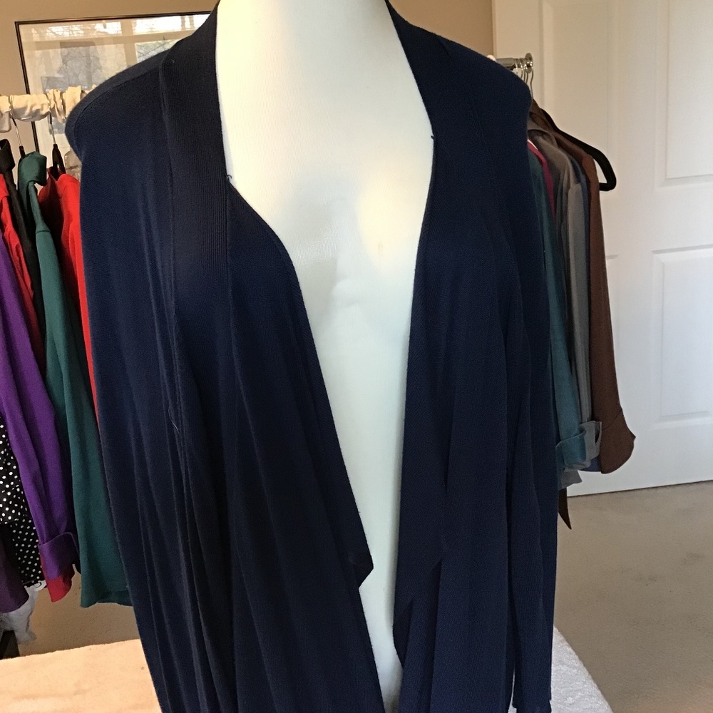 Navy blue cardigan